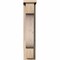 Ekena Millwork Newport Smooth Corbel w/Backplate, Douglas Fir, 5 1/2"W x 10"D x 26"H COR06X10X26NEW01SDF - alternate 2